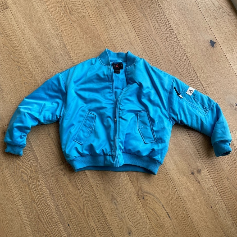 Nike Jordan Renegade blue bomber Jacket - oversized puffer dopamine dressing - Picture 6 of 14